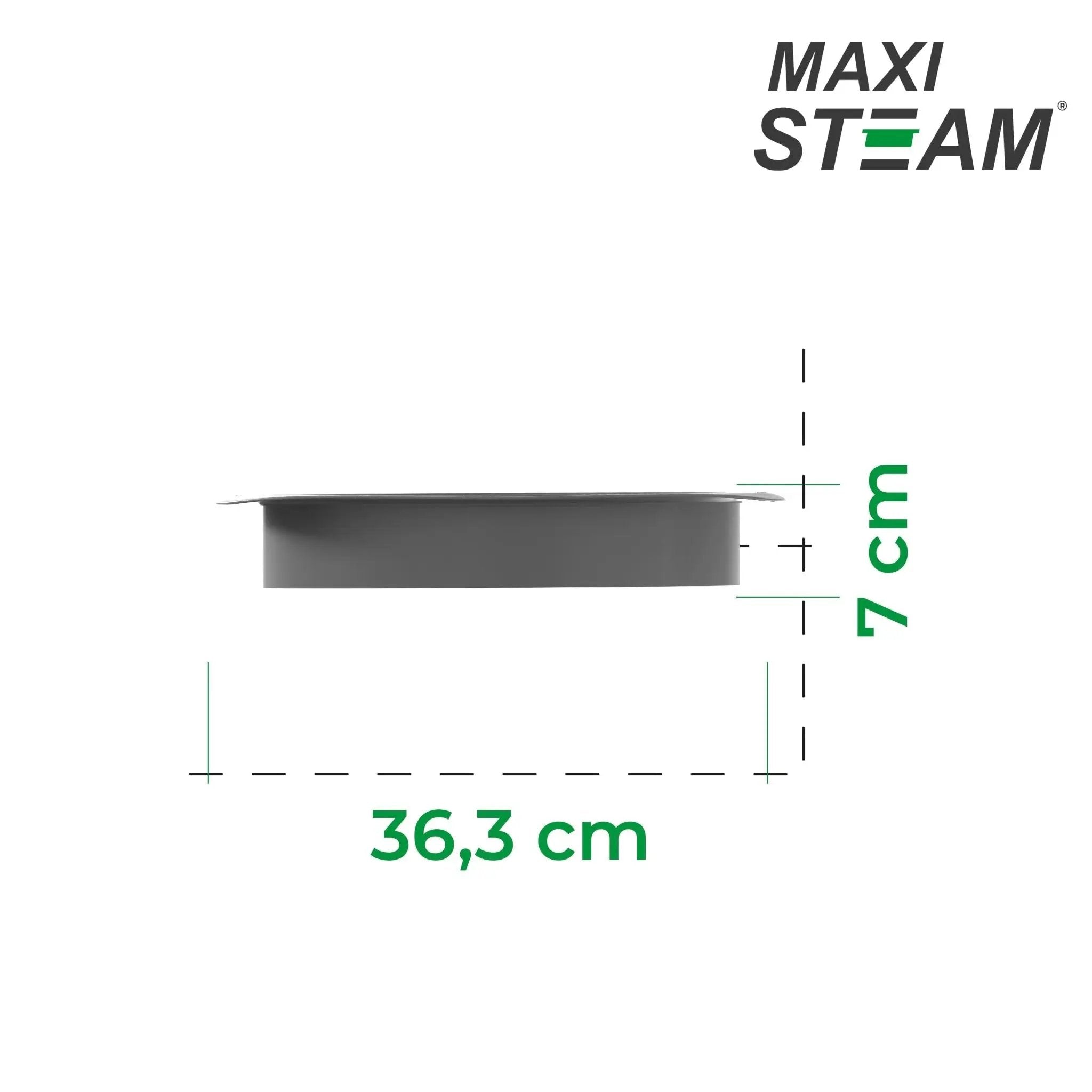 MaxiSteam® | Dampfgaraufsatz-Vergrößerung für Monsieur Cuisine Connect, Trend, Smart & Édition Plus - Wundermix GmbH