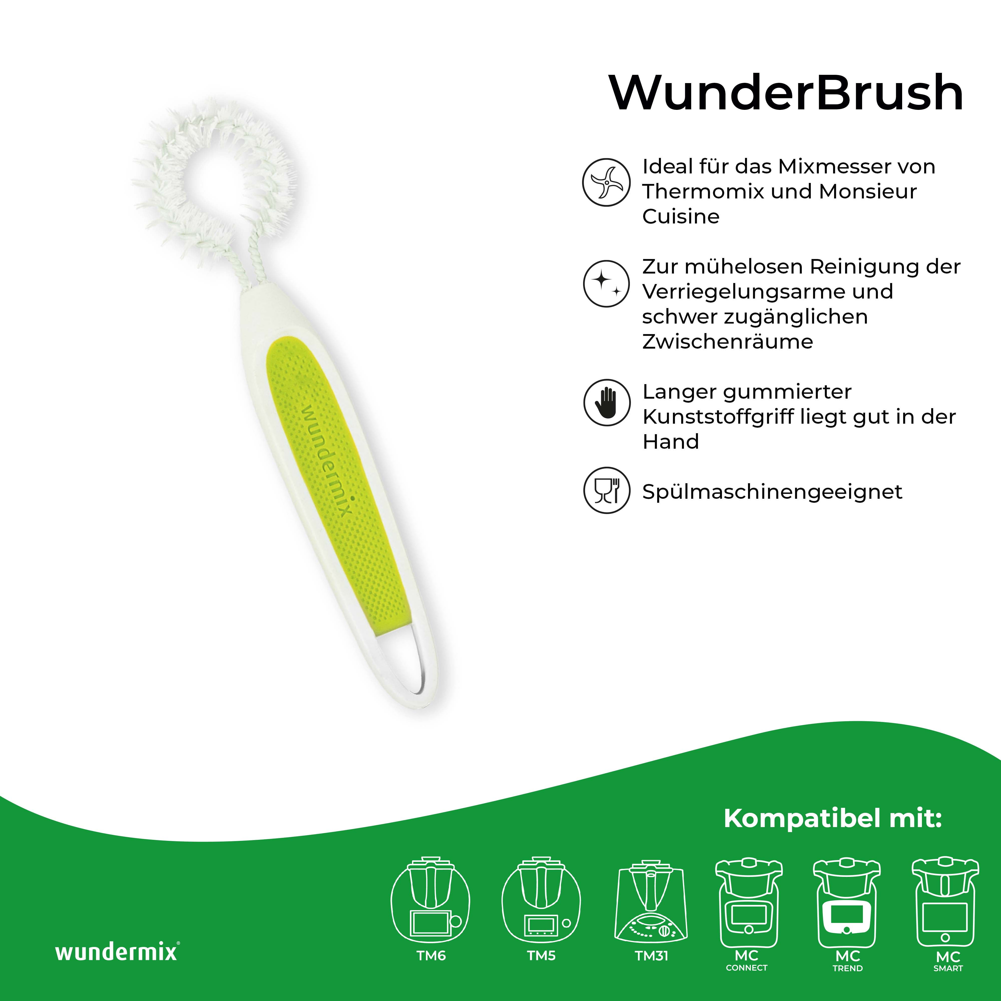 WunderBrush® Omega | Reinigungsbürste für Thermomix-Gehäuse