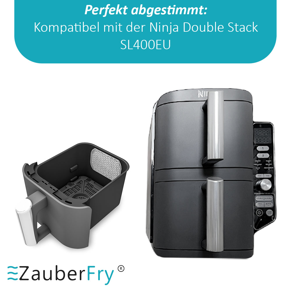 ZauberFry - Spritzschutz kompatibel mit Ninja Double (2er-Set)