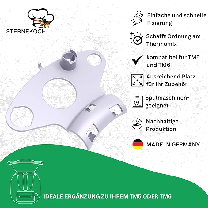 STERNEKOCH Zubehörhalter für Thermomix TM6, TM5