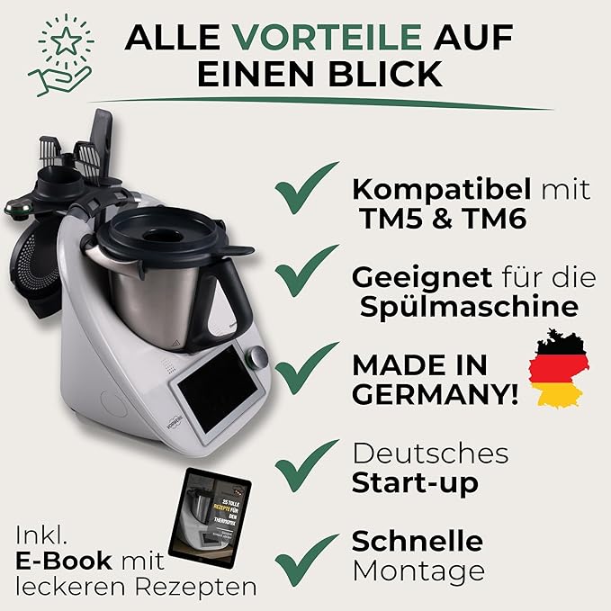 STERNEKOCH Zubehörhalter für Thermomix TM6, TM5