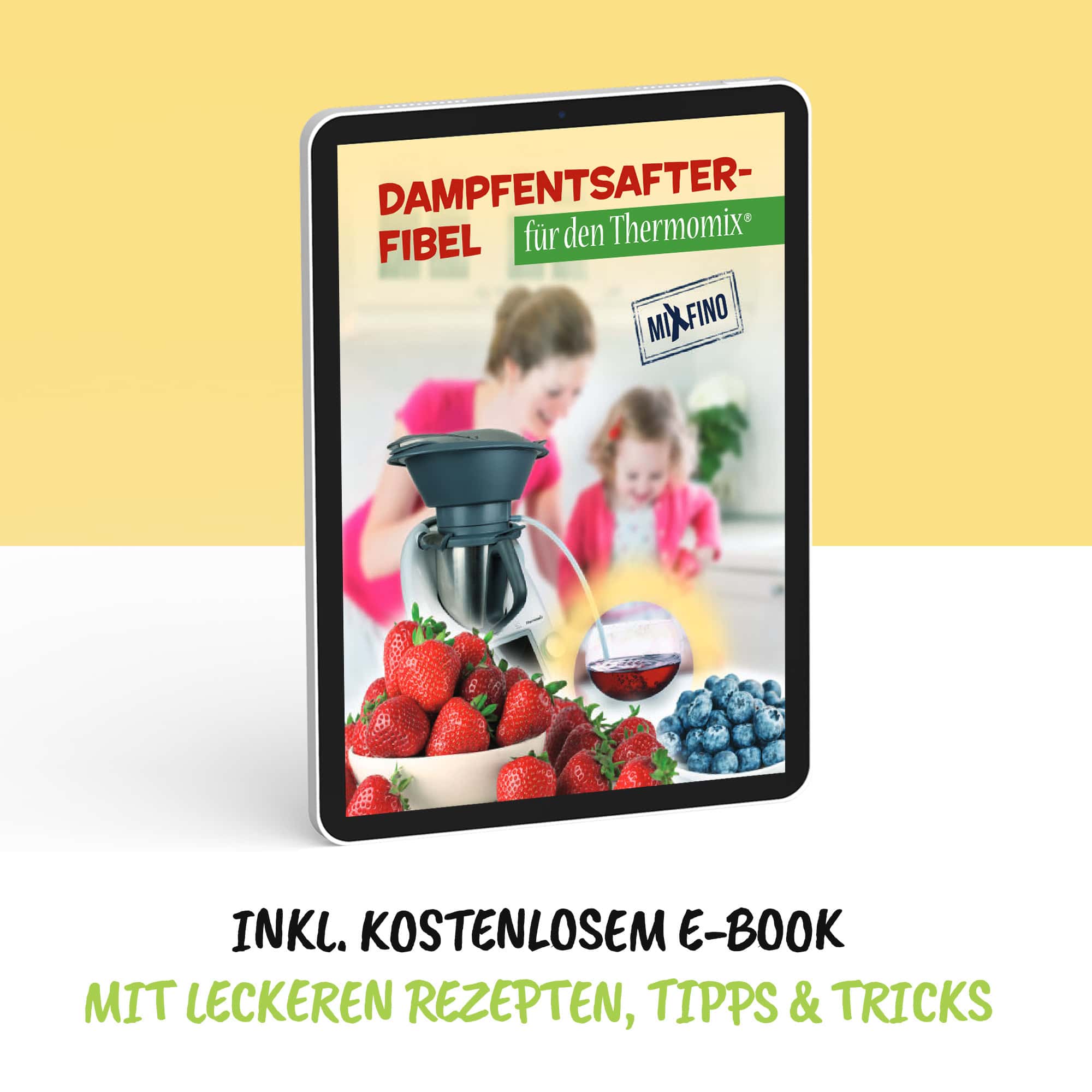 Dampfentsafter-Aufsatz von MixFino® für Thermomix TM6, TM5, TM31 und TM Friend - Wundermix GmbH