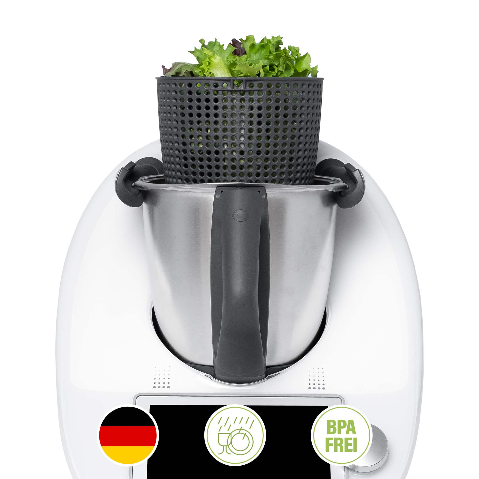 Salatschleuder-Aufsatz V2 von MixFino® für Thermomix - Wundermix GmbH