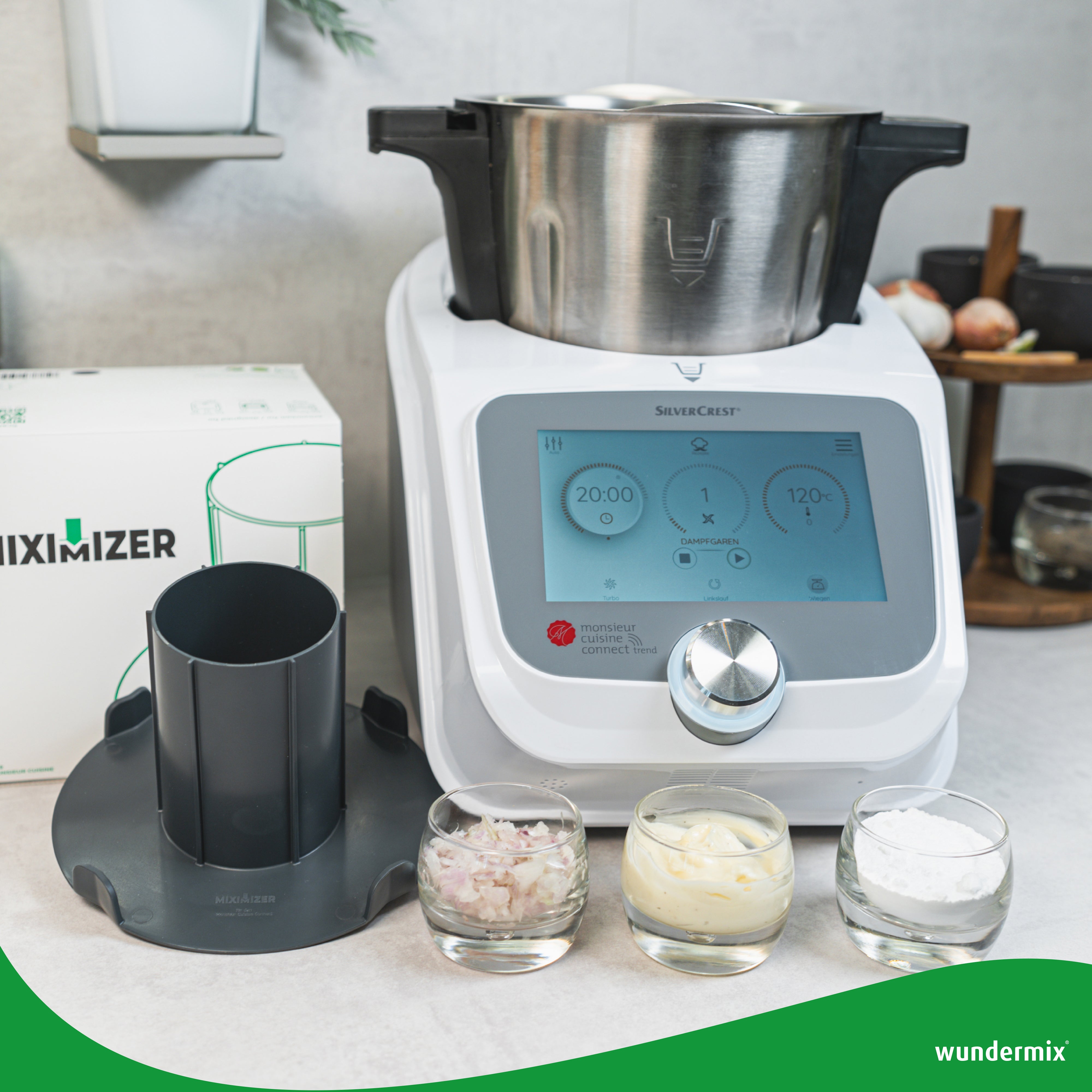 Miximizer® | Mixtopf-Verkleinerung für Monsieur Cuisine Connect, Trend und Smart