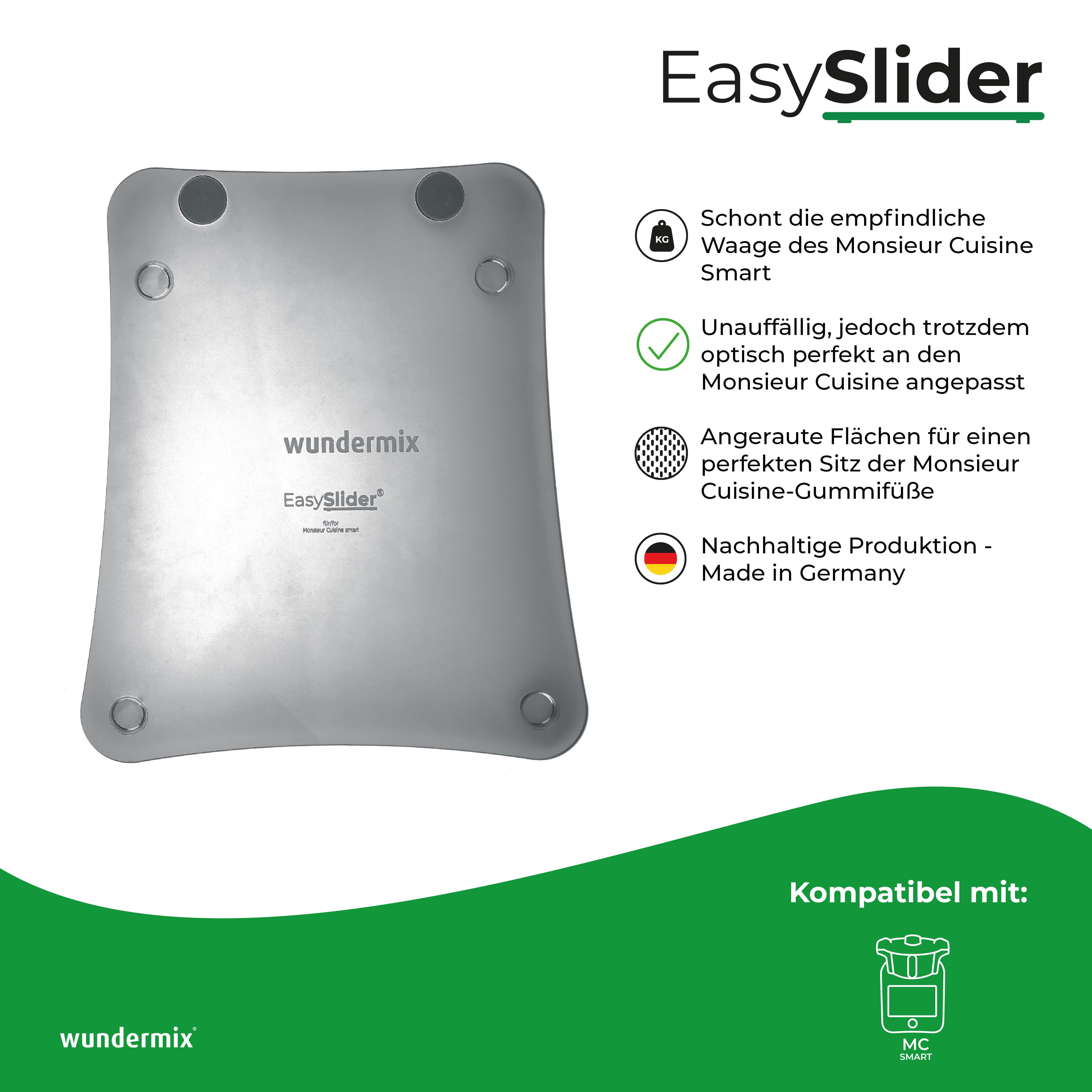 EasySlider® | Gleitbrett aus Acrylglas für Monsieur Cuisine