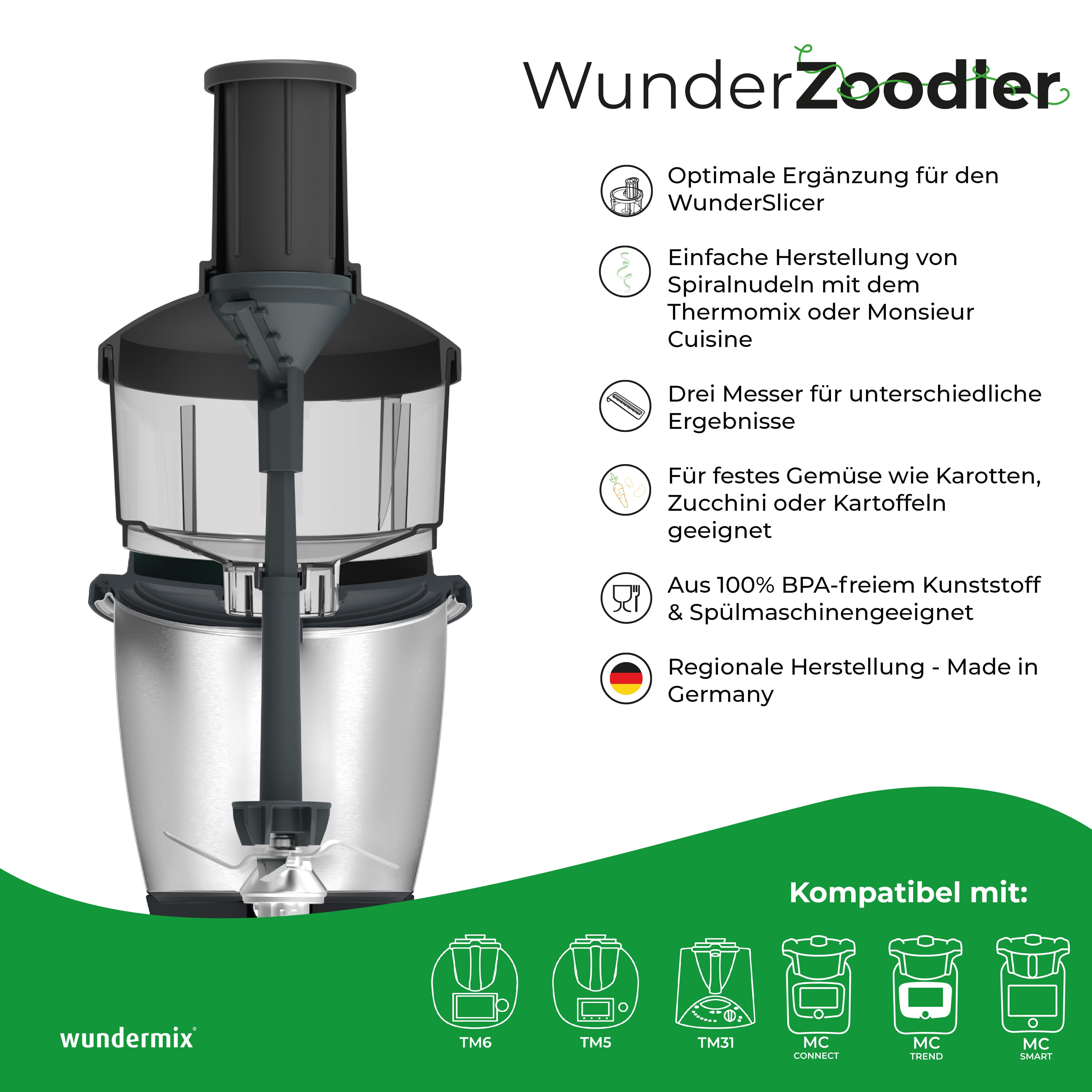 WunderSlicer® V1 & WunderZoodler® Sparset für Thermomix TM31