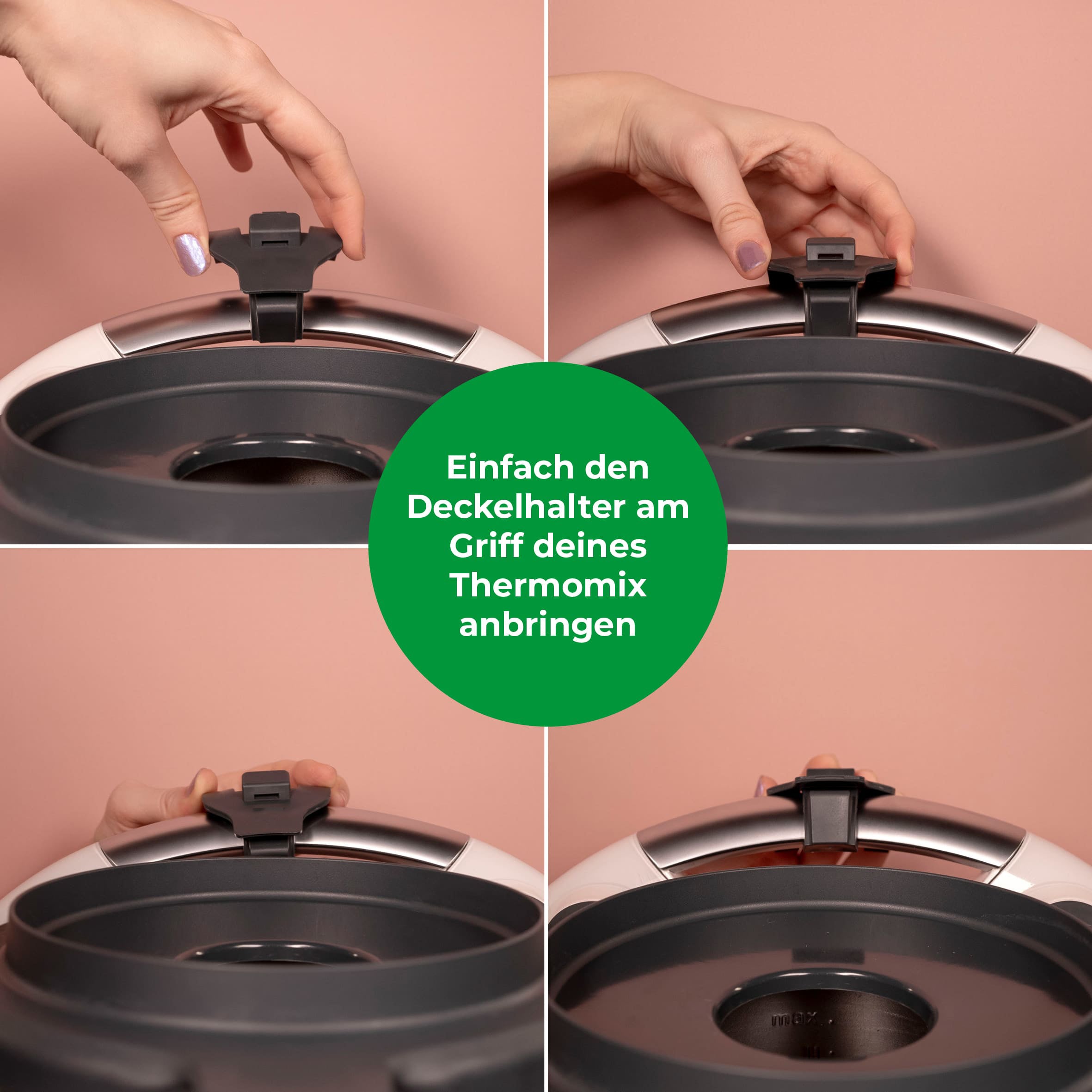 WunderClip® | Deckelhalter für den Thermomix TM6, TM5