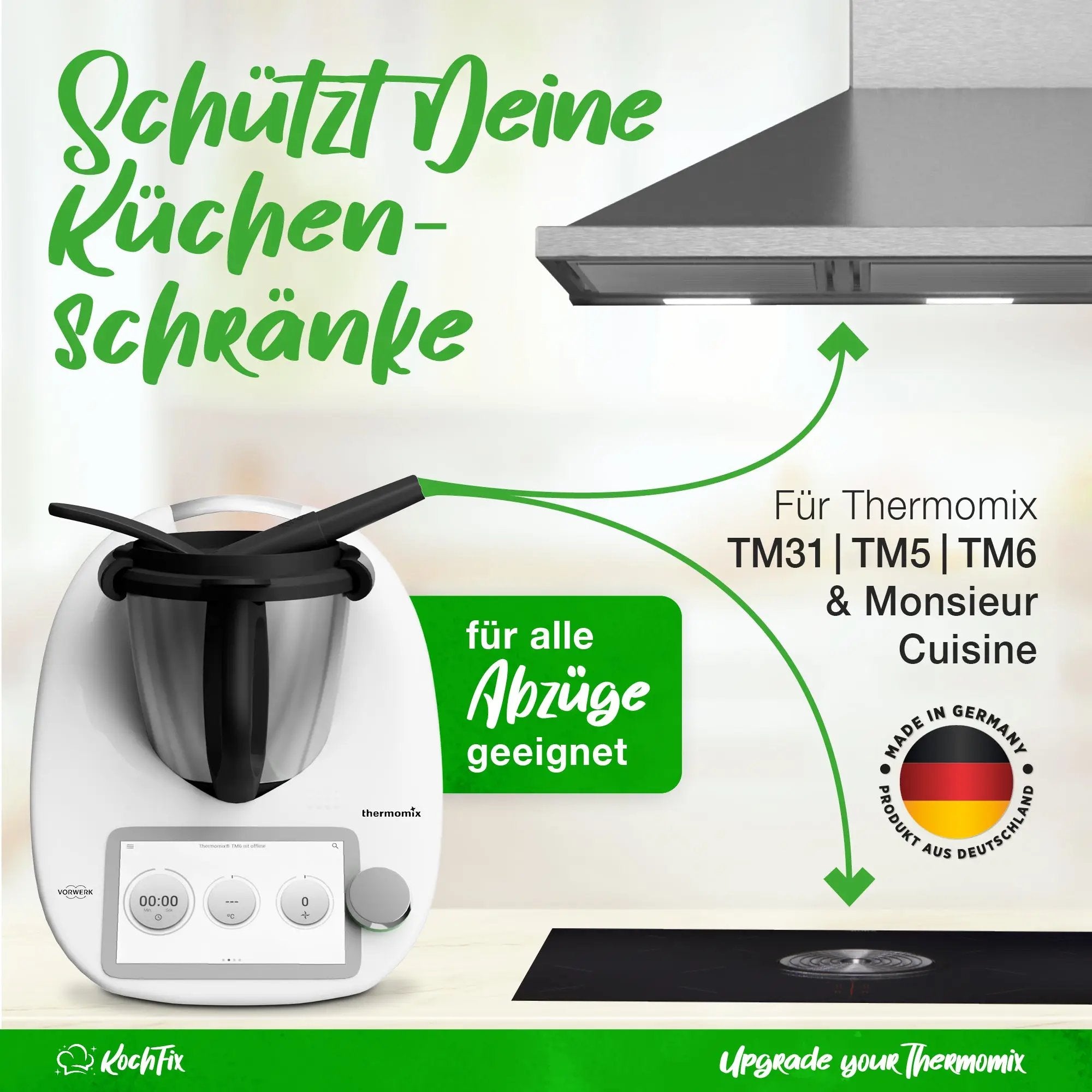 KochFix | Dampfumlenkung für Thermomix & Monsieur Cuisine