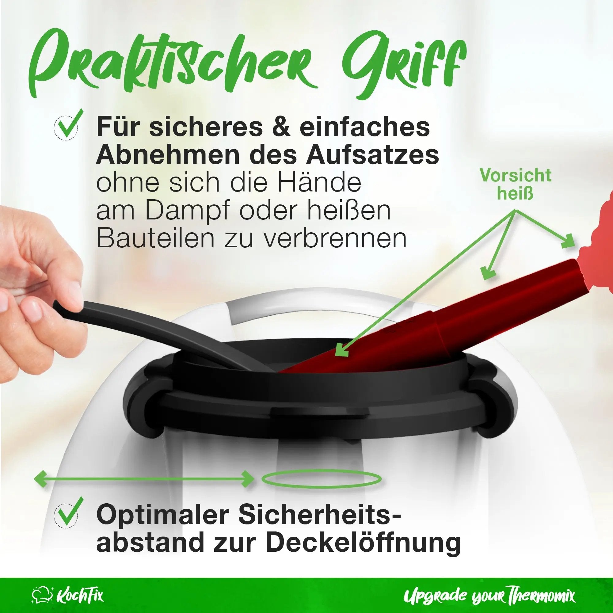 KochFix | Dampfumlenkung für Thermomix & Monsieur Cuisine