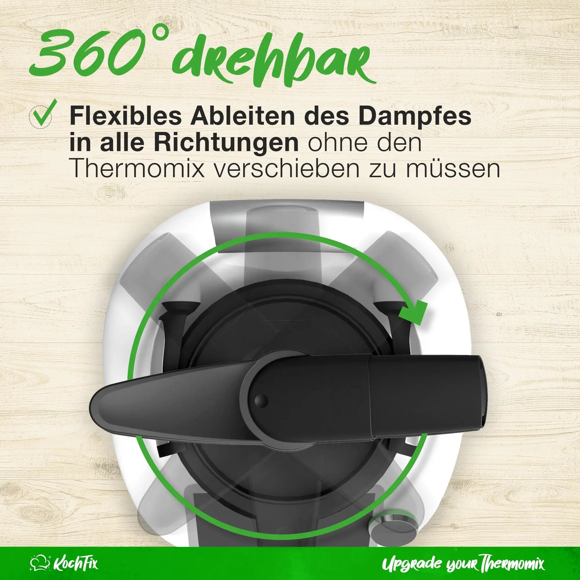 KochFix | Dampfumlenkung für Thermomix & Monsieur Cuisine