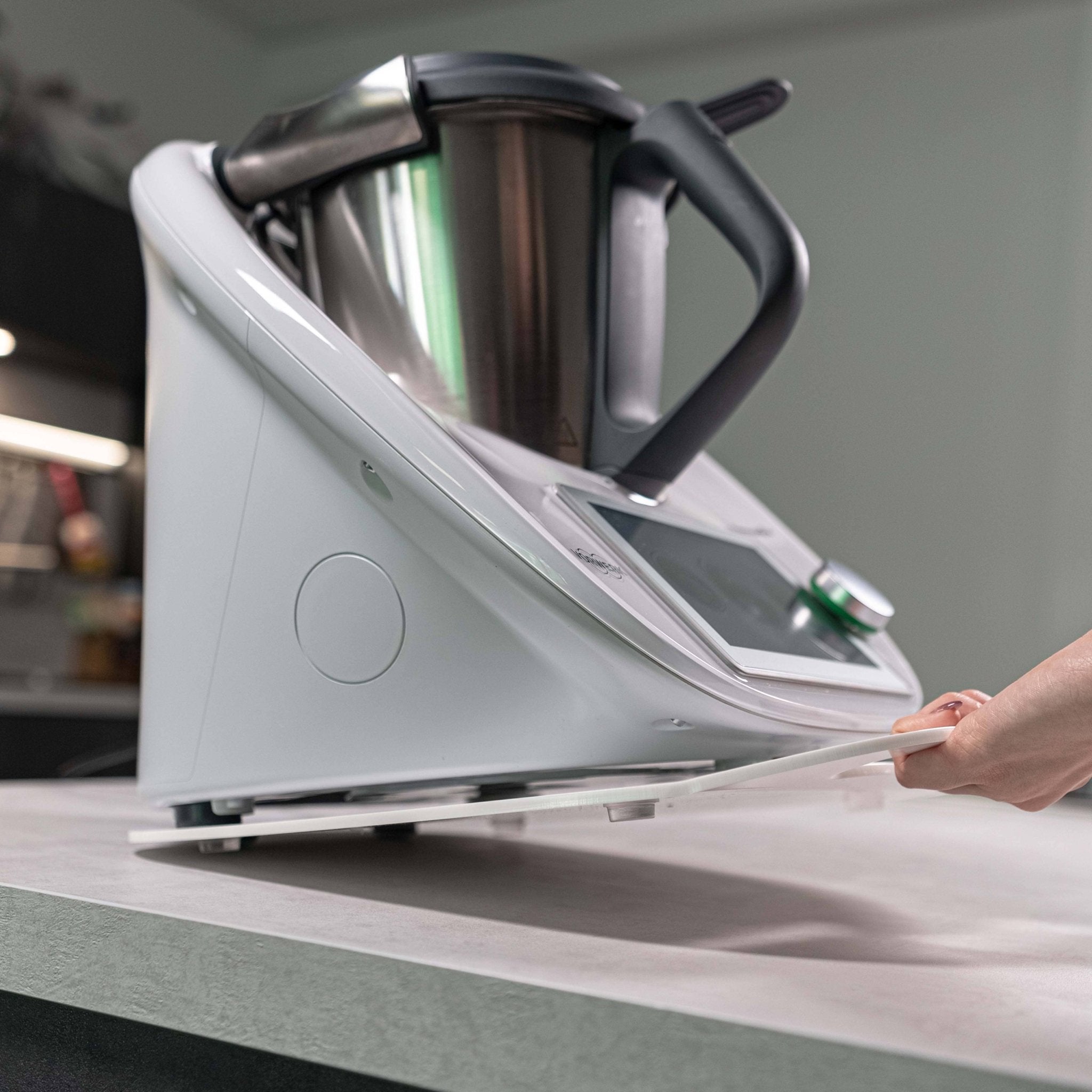 EasySlider® | Gleitbrett aus Acrylglas für Thermomix TM6, TM5 - Wundermix GmbH