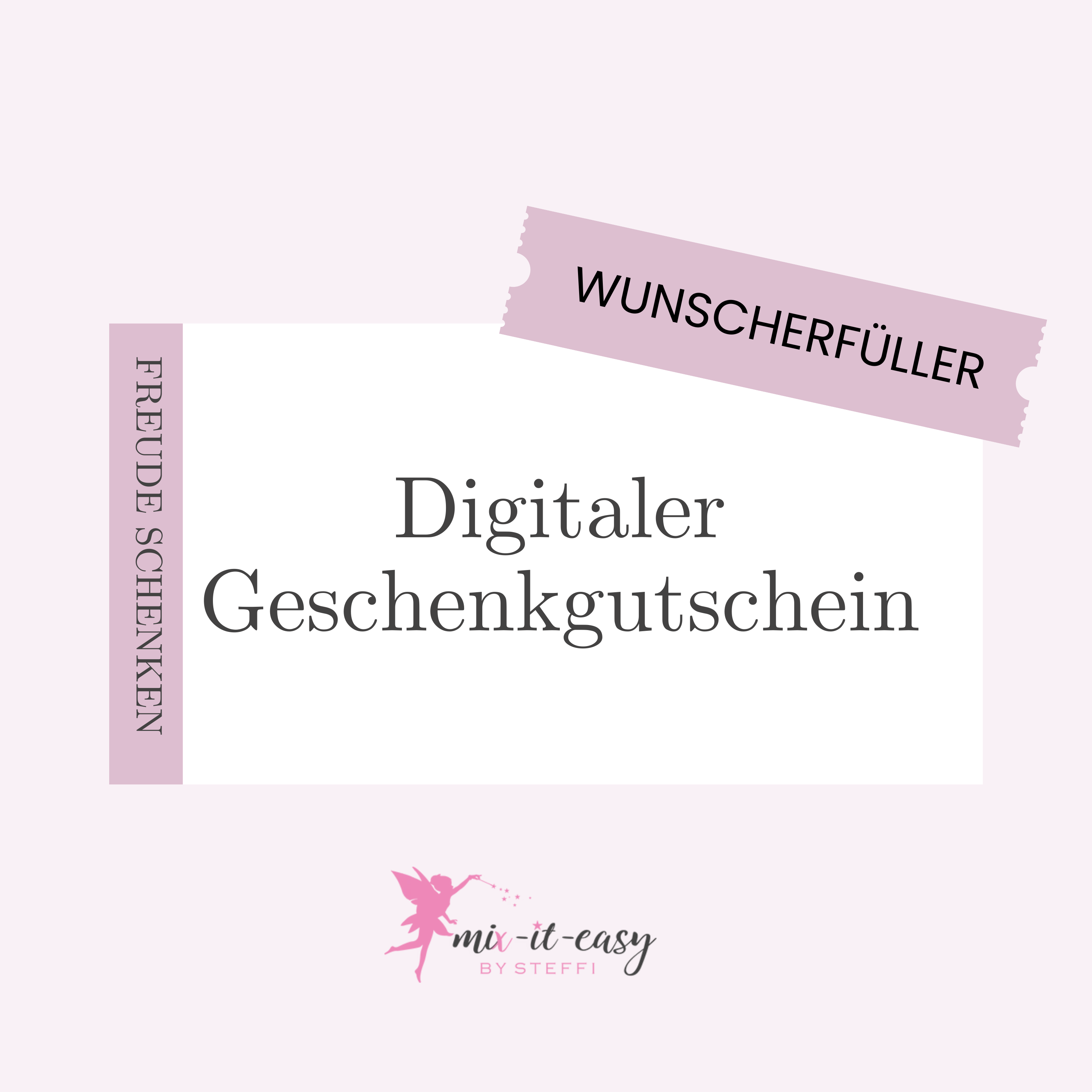 Digitaler Geschenkgutschein für mix-it-easy.shop