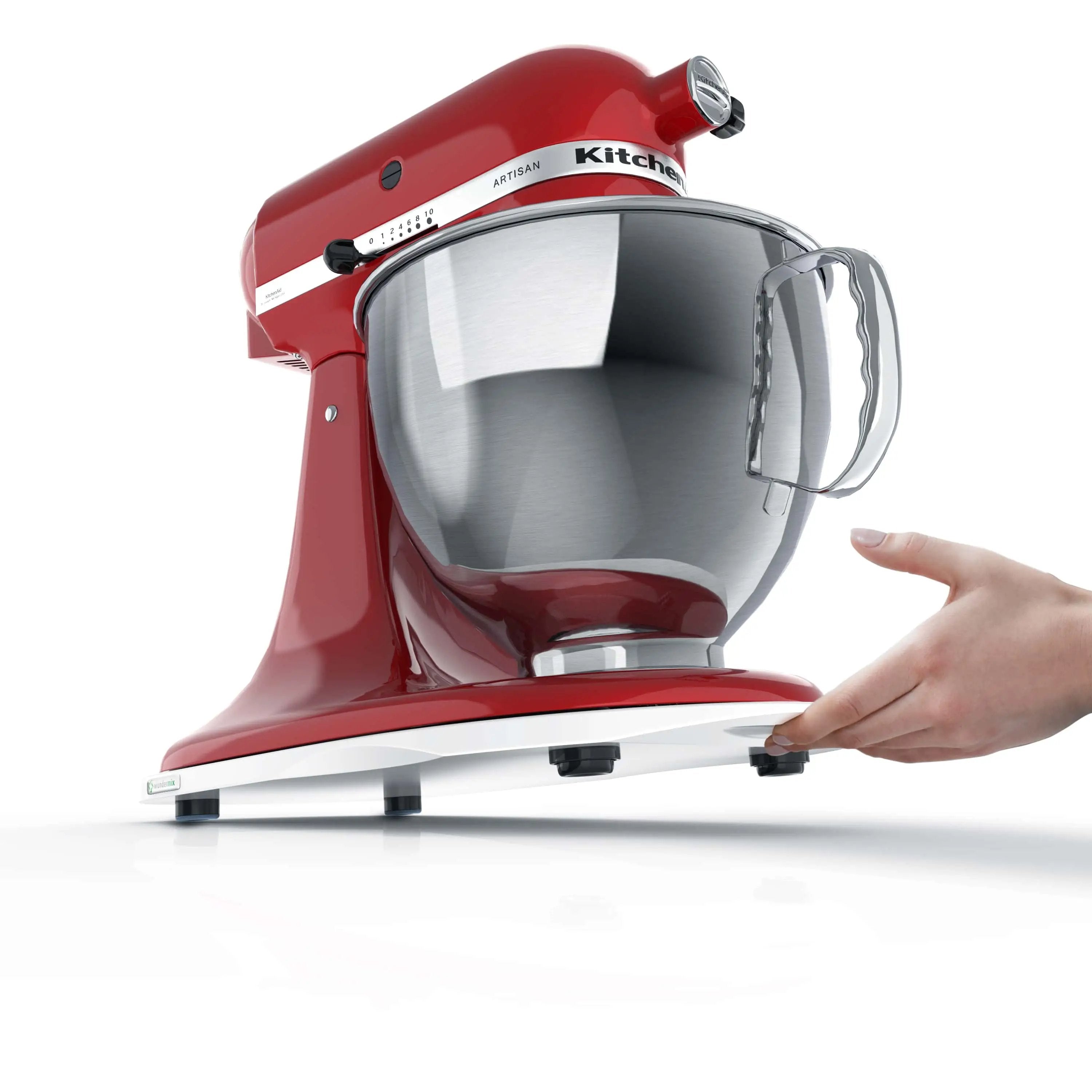 KitchenSlider® M | Alpine White | Gleitbrett für KitchenAid - Wundermix GmbH