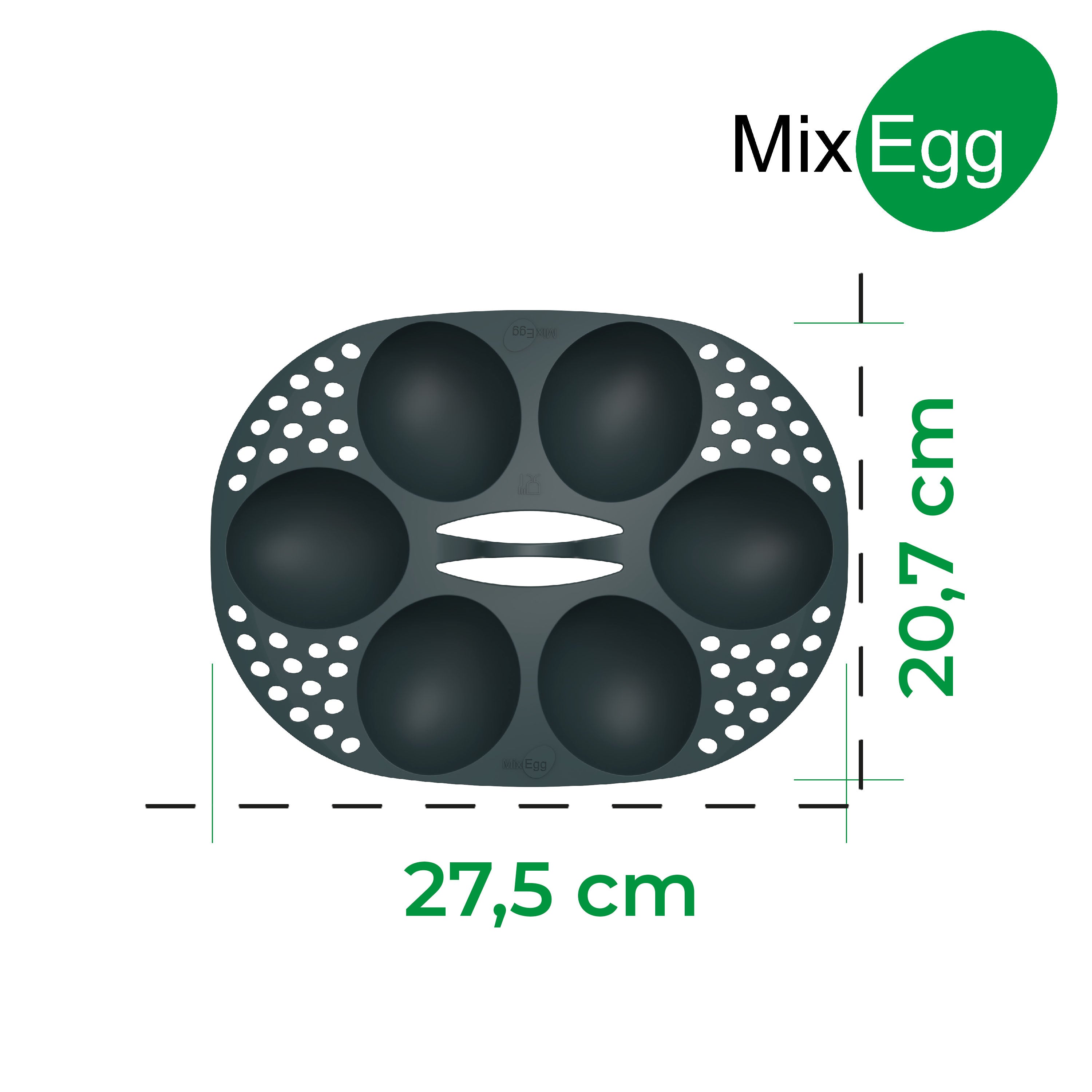 MixEgg® | Eierpochiereinsatz für Monsieur Cuisine Smart, Trend, Connect