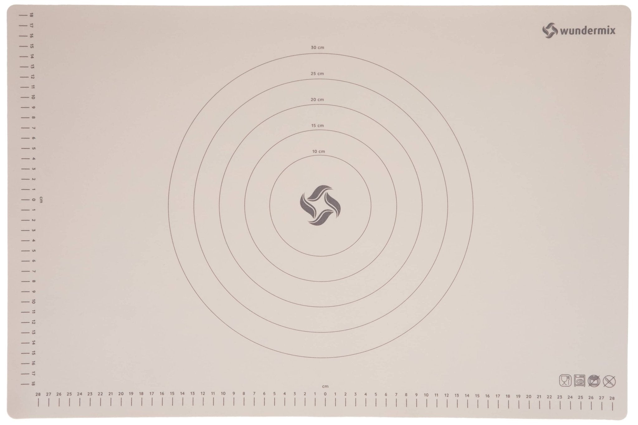 WunderMat® | Teigunterlage «Wundermix» | Premium-Teigmatte aus Silikon - Wundermix GmbH