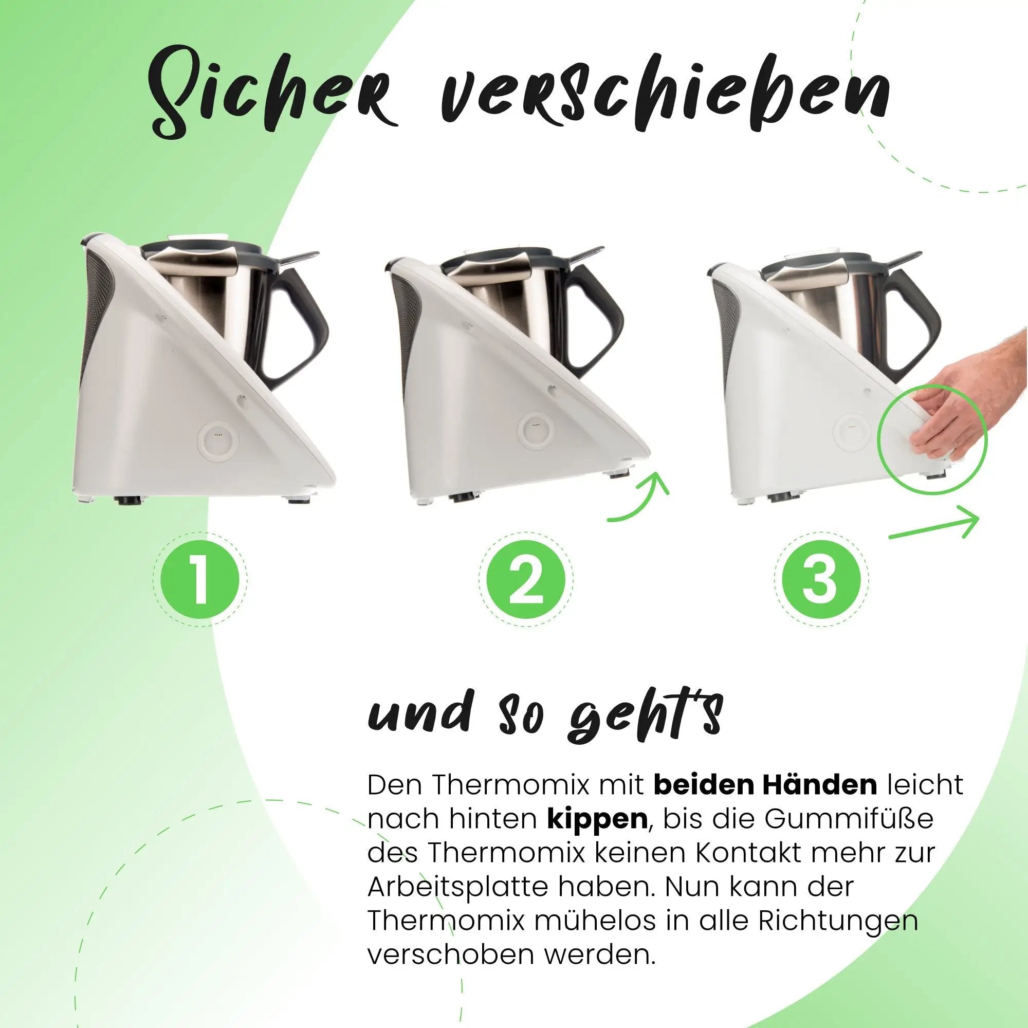 KochFix | Gleitbrett-Alternative für Thermomix TM6, TM5