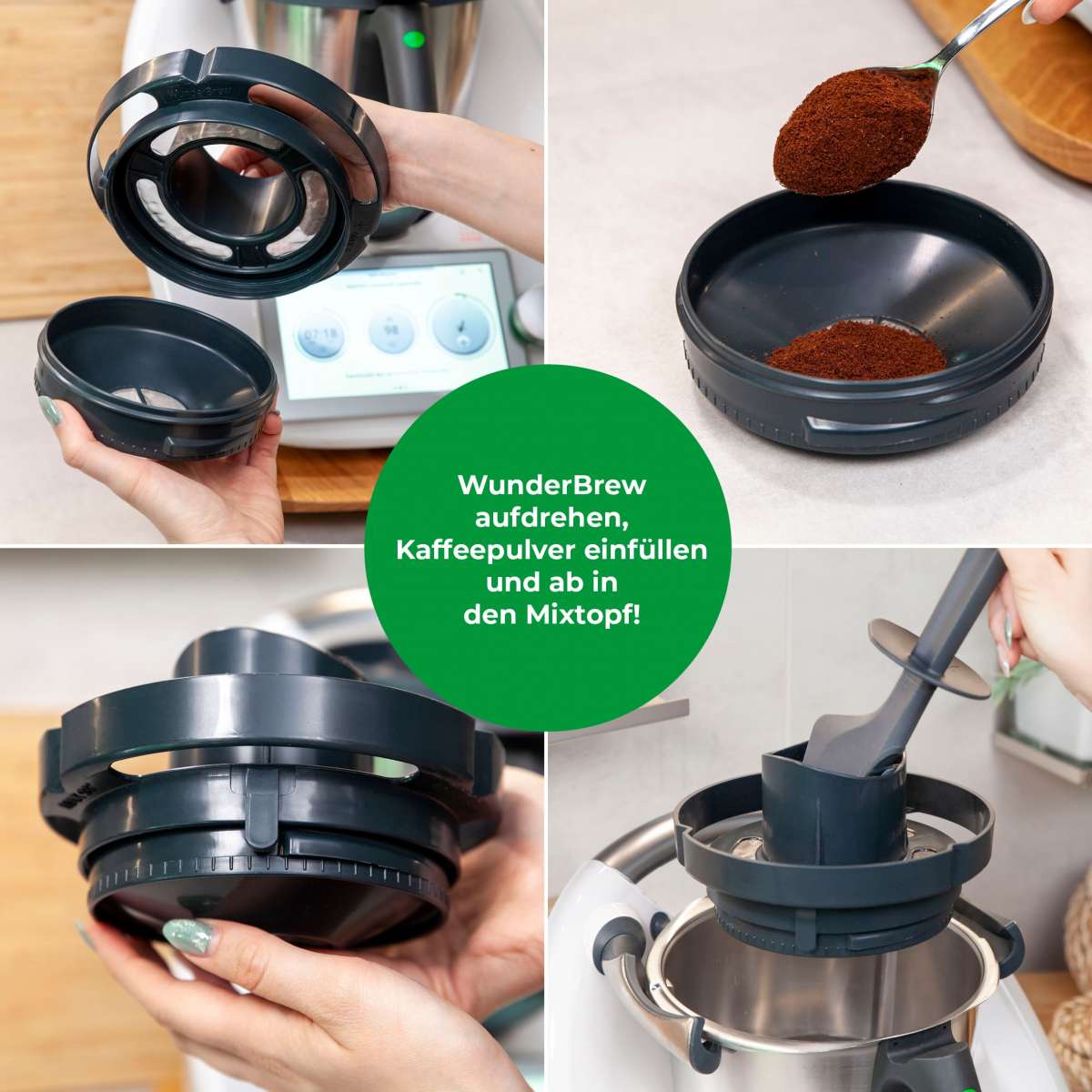 WunderBrew | Kaffeefilter-Einsatz für Thermomix TM6, TM5 - Wundermix GmbH