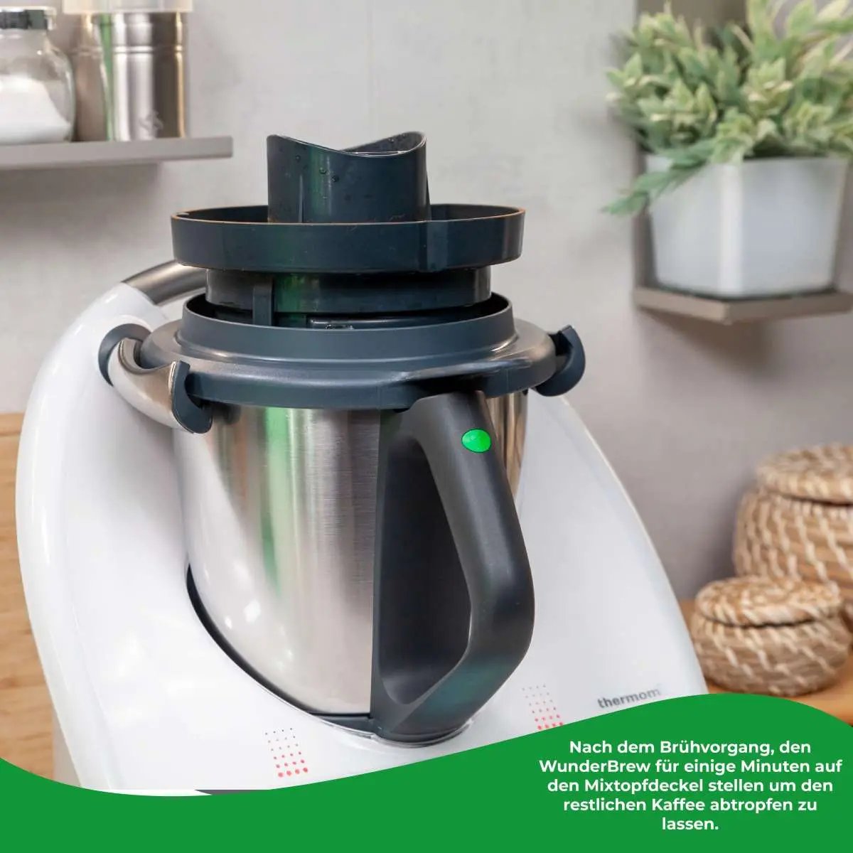 WunderBrew | Kaffeefilter-Einsatz für Thermomix TM6, TM5 - Wundermix GmbH