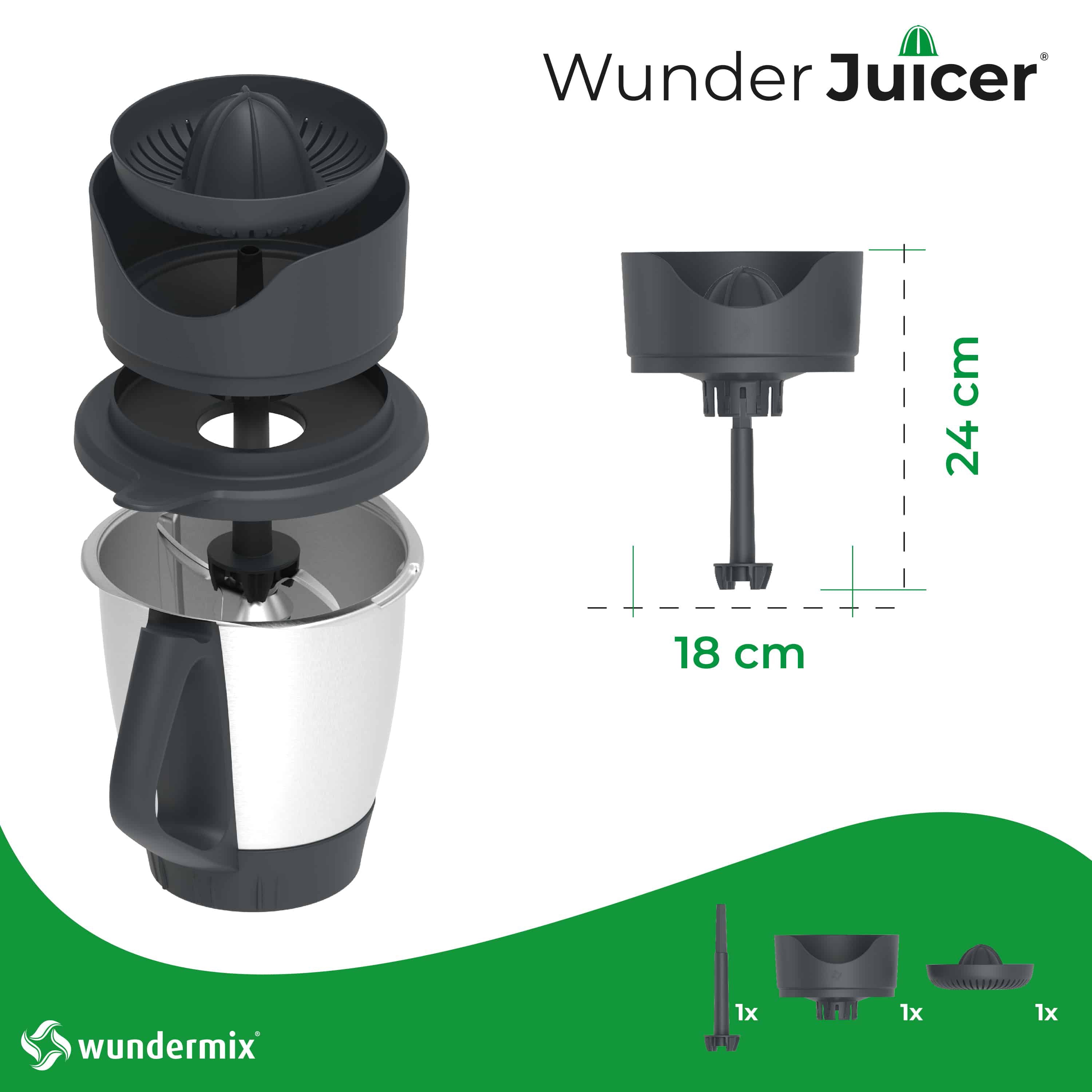 WunderJuicer® | Saftpresse für Thermomix TM6, TM5, TM31 - Wundermix GmbH