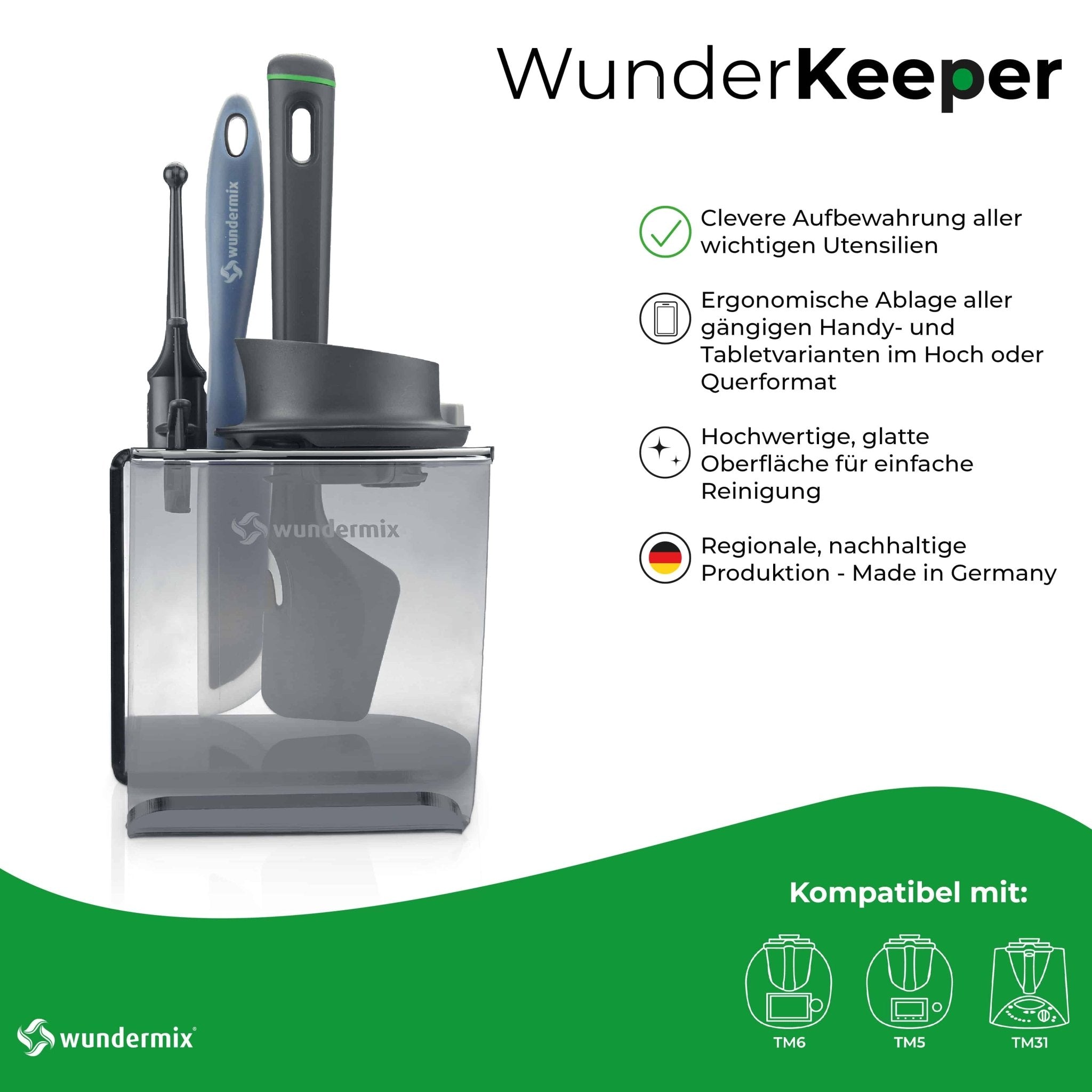 WunderKeeper® | Utensilienhalter für Thermomix TM6, TM5, TM31 - Wundermix GmbH