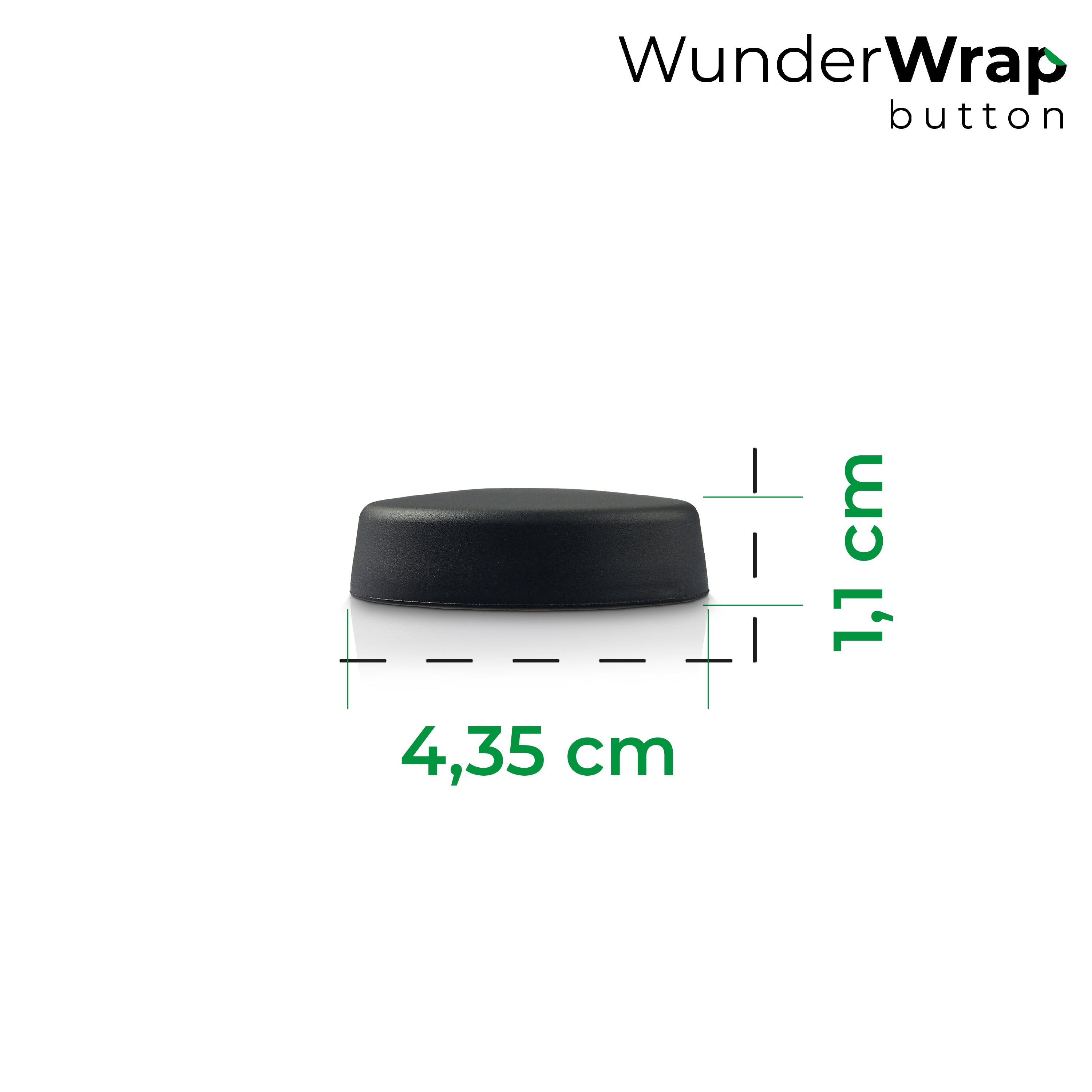 WunderWrap | Drehknopfabdeckung für TM6, TM Friend | 2er-Set | schwarz