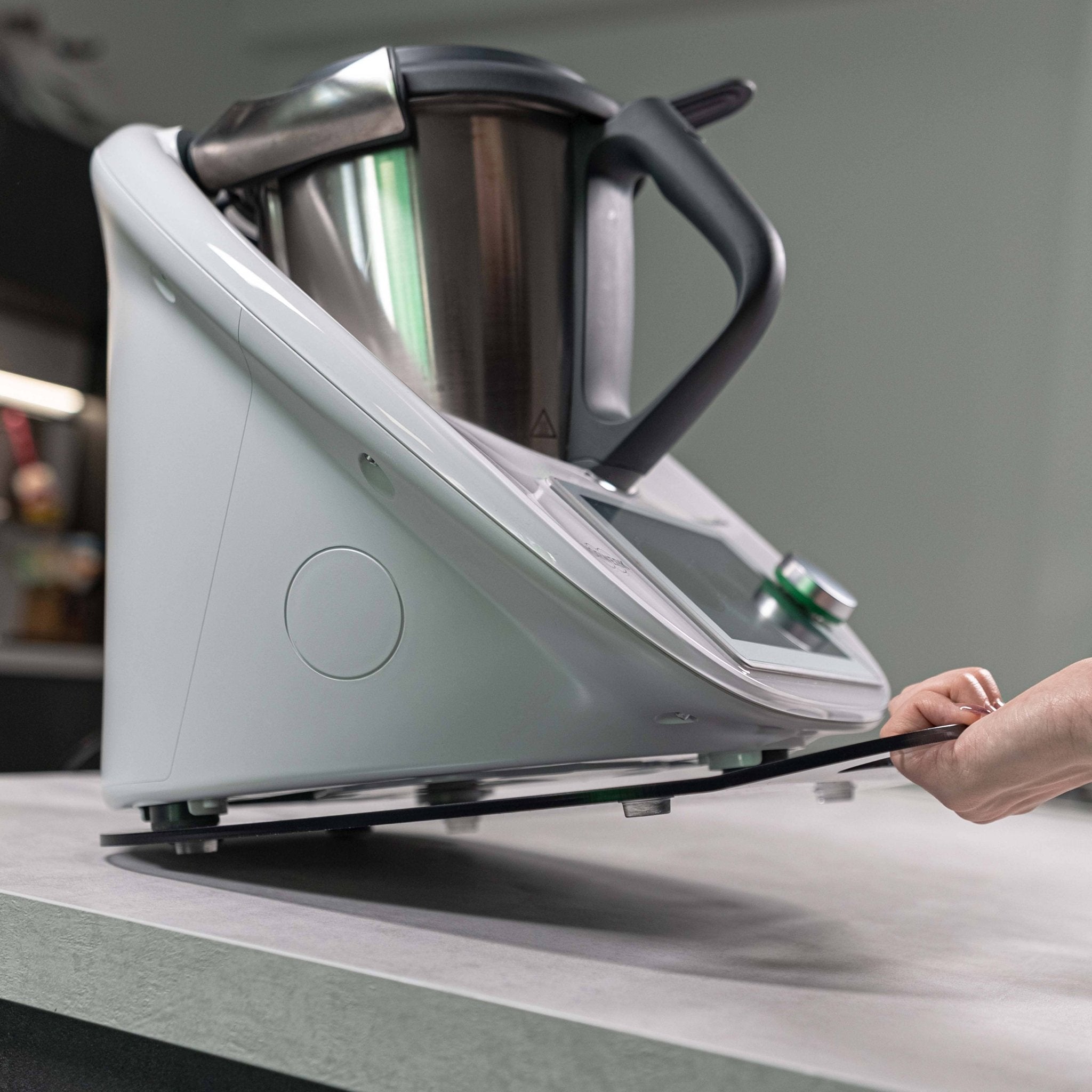 EasySlider® | Gleitbrett aus Acrylglas für Thermomix TM6, TM5 - Wundermix GmbH