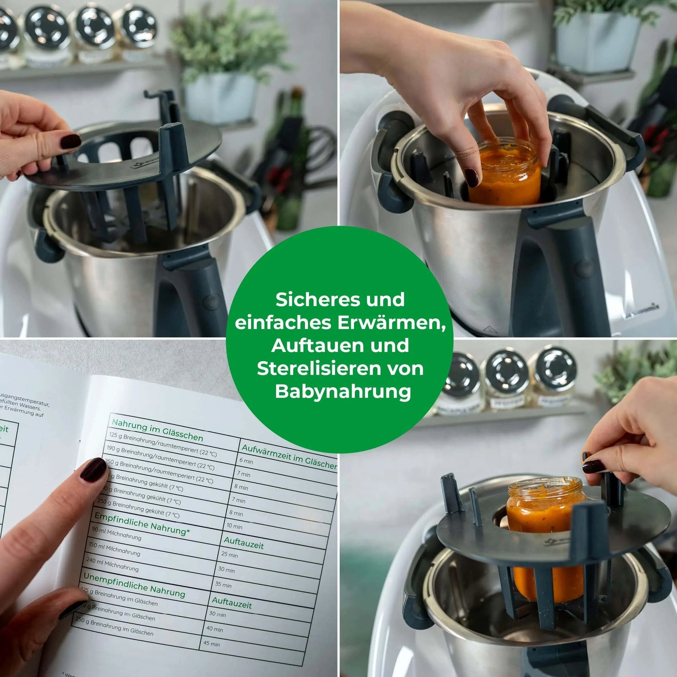 Mimimix® | Babyflaschenwärmer für Thermomix TM6, TM5 - Wundermix GmbH